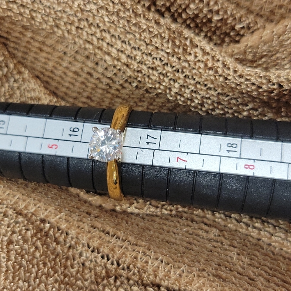 6 gold and silver ring